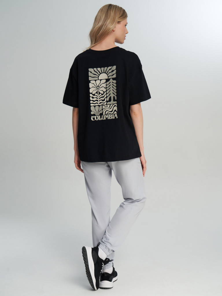 Футболка женская оверсайз Columbia Rolling Bend Graphic Oversized Tee