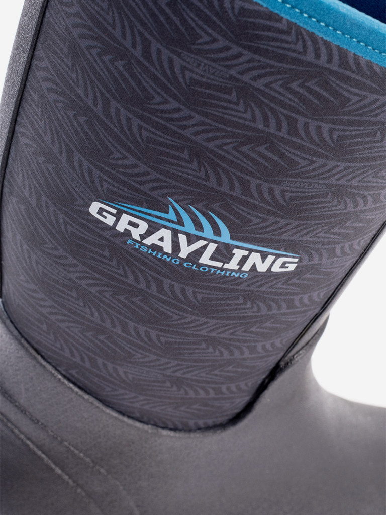 Сапоги Рыбацкие женские GRAYLING Sirena(Сирена), cерый/синий