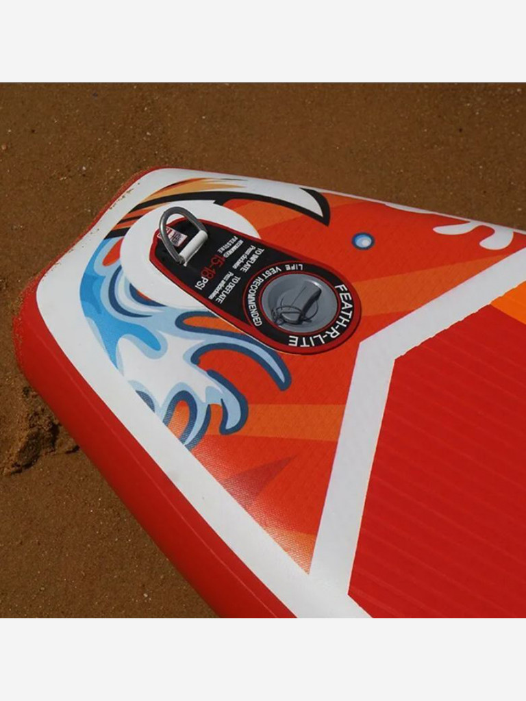 Надувная SUP доска Terbo KOI 11'6 (красный Сап Рыба дракон) для прогулок по воде