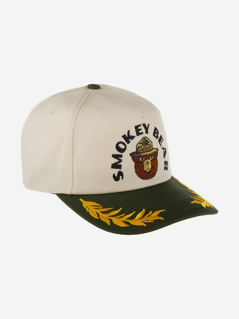 Бейсболка AMERICAN NEEDLE 24002A-SBEAR Smokey Bear Club Captain (оливковый)