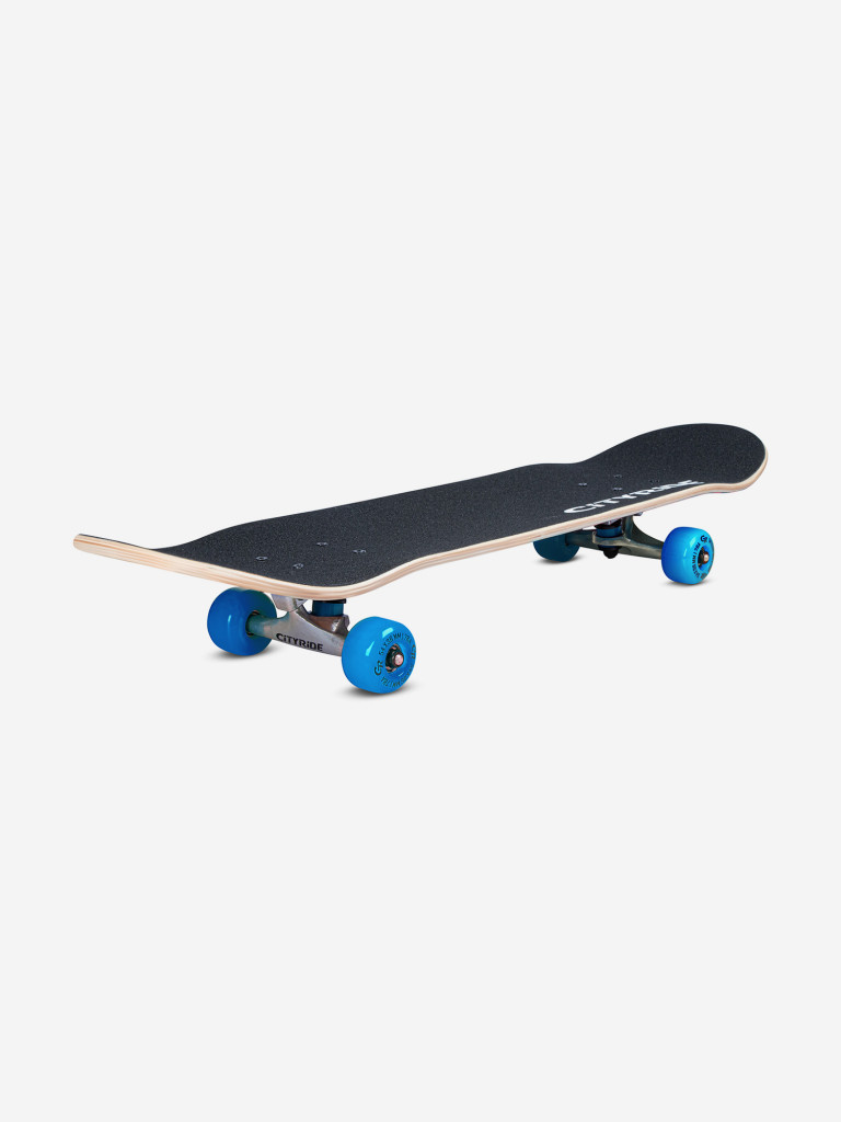Скейтборд CITYRIDE, дека клен 9 слоев, размер 31"*8", колеса: 54*36мм, PU, ABEC-7, JB4200185
