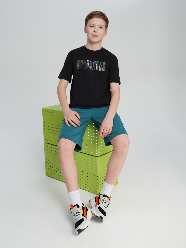 Футболка для мальчиков PUMA Ess Logo Lab Story 2