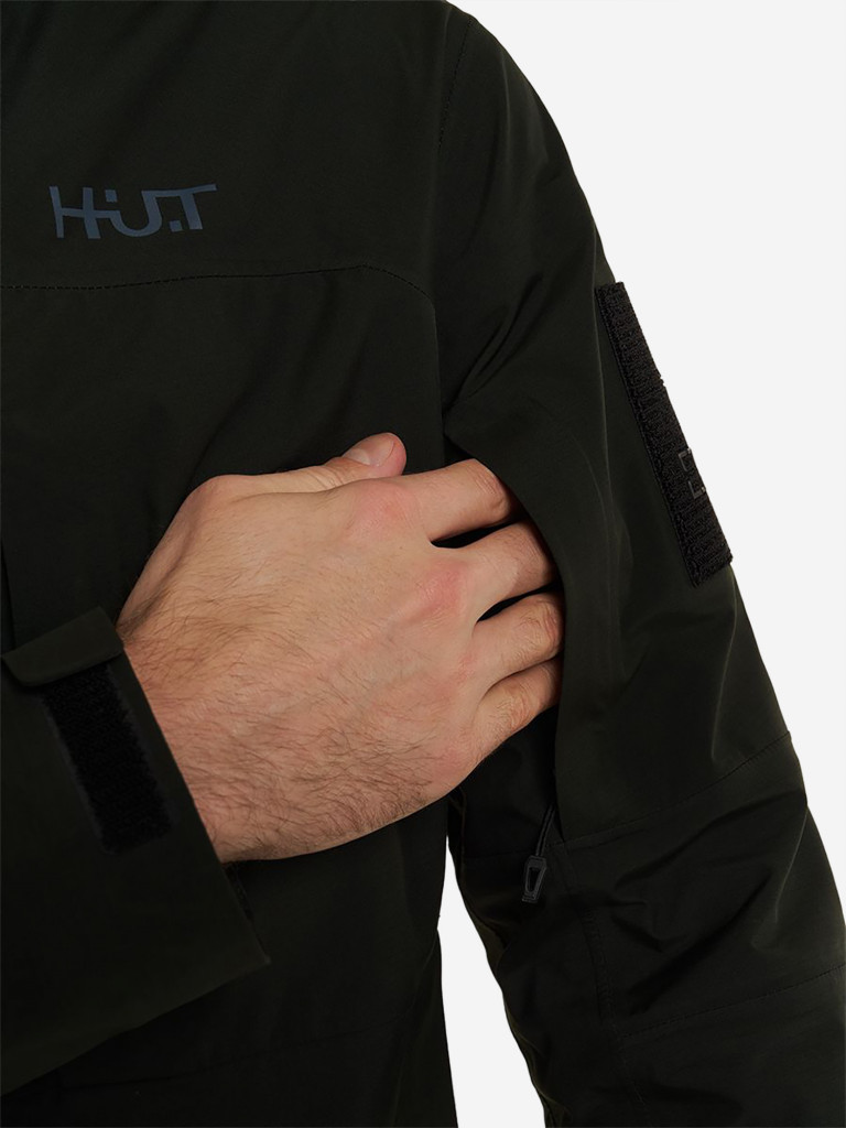 Куртка мембранная мужская HUT KIVACH для охоты, темно-зеленая