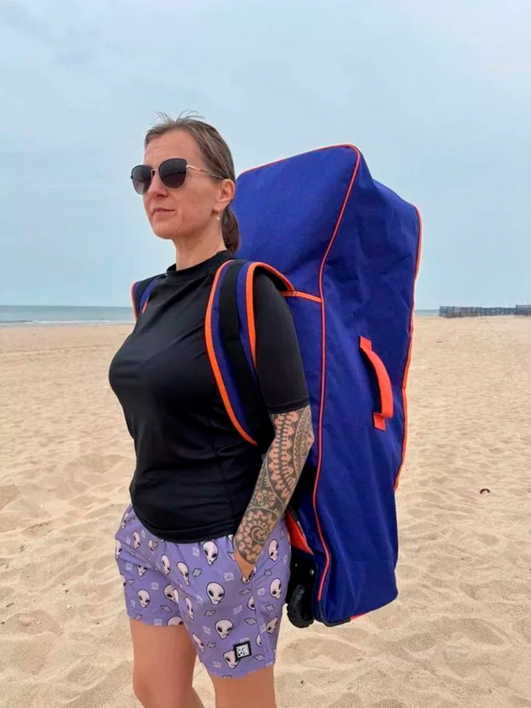 Сапборд надувной двухслойный Shark Speed+ 14x26x6, 426x66x15 см