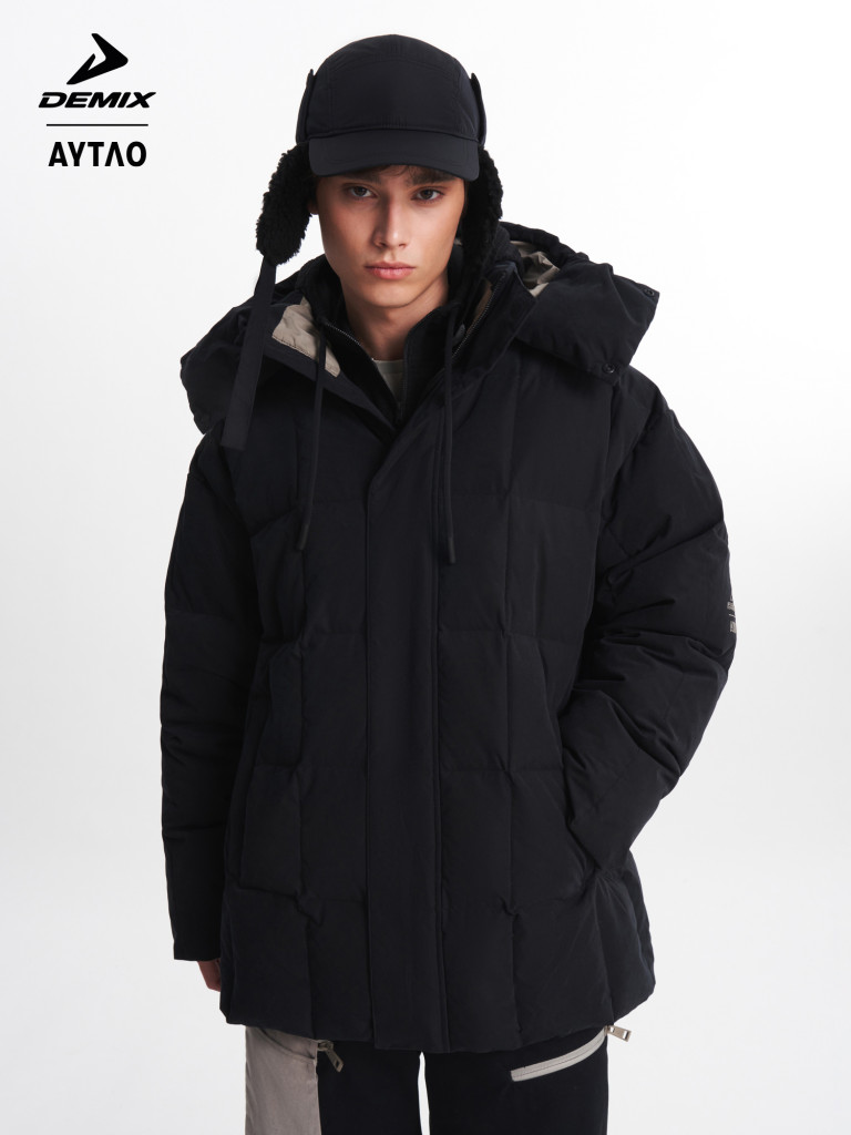 Пуховик мужской оверсайз Demix x AYTΛO