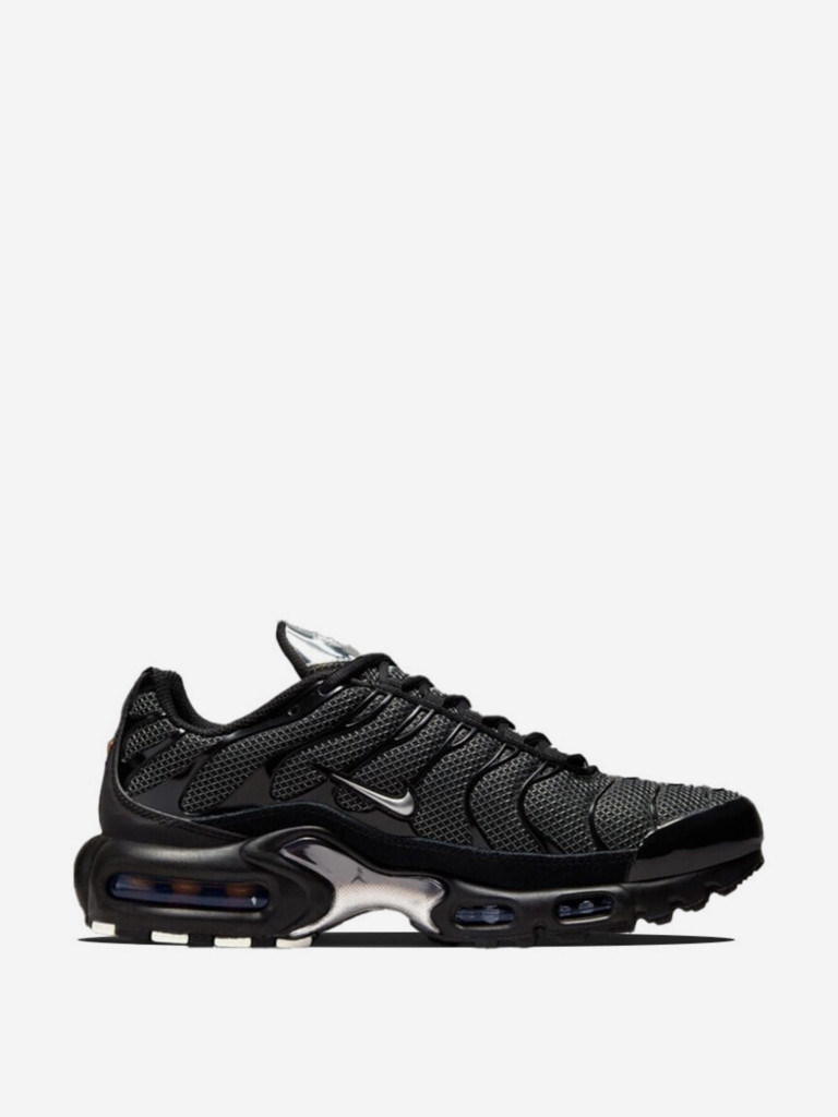 Кроссовки Nike Air Max Plus Black Suede Silver