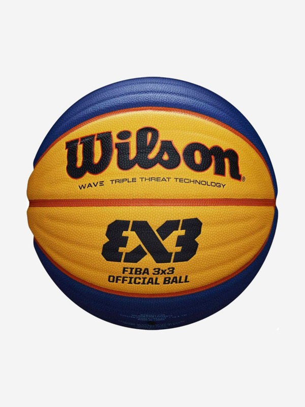 Мяч баскетбольный WILSON FIBA3x3 Official желтый/синий цвет — купить за 7950 руб., отзывы в интернет-магазине Спортмастер