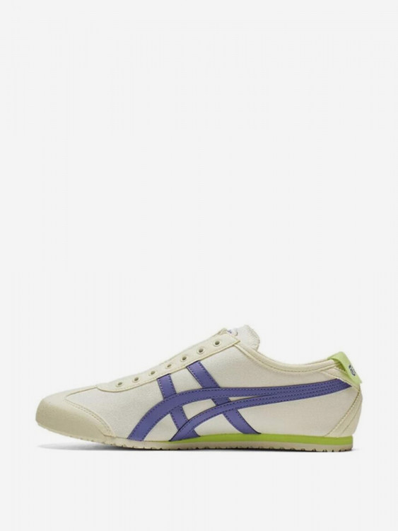 Кроссовки Onitsuka Tiger Mexico 66 Slip On Cream/Ultramarine Blue