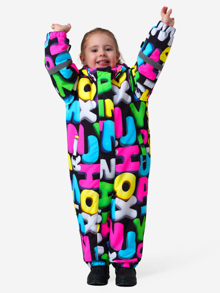 Комбинезон зимний для девочек PlayToday