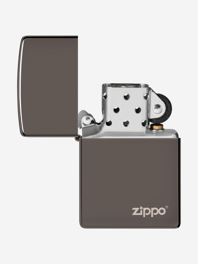 Зажигалка бензиновая ZIPPO 150ZL Classic Logo Black Ice