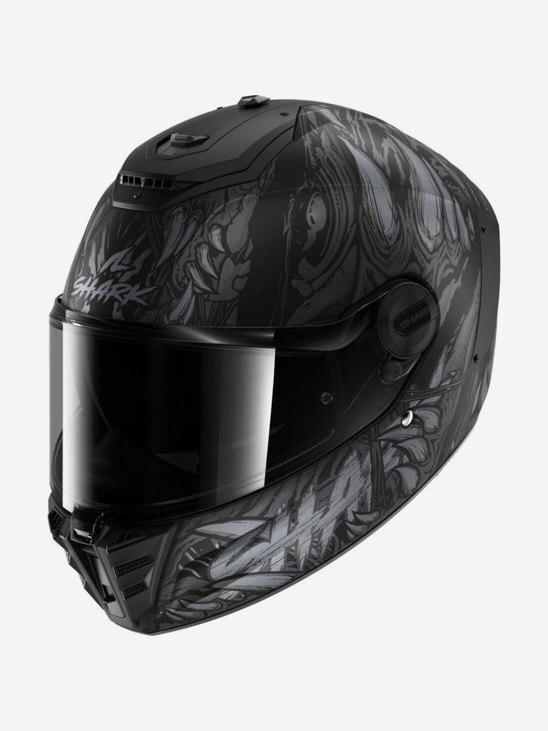 Мотошлем интеграл Shark SPARTAN RS SHAYTAN MAT Black/Anthracite/Anthracite