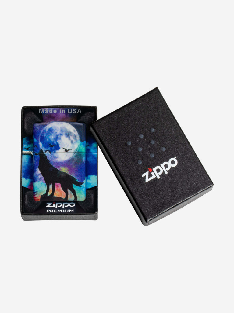 Зажигалка бензиновая ZIPPO 49683 Wolf