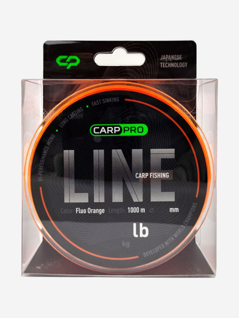 Леска Fluo Orange CARP PRO 1000м 0,405мм