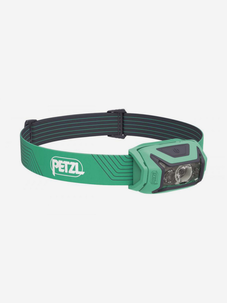 Фонарь светодиодный налобный Petzl Actik зелёный, 450 лм, батарейки в комплекте