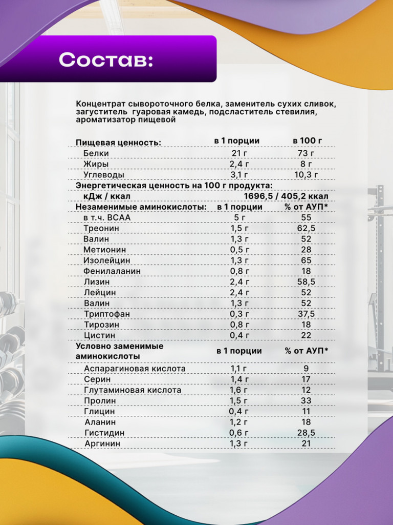 Протеин сывороточный для набора массы Whey Ultra Growth Amix Печенье. 900 гр