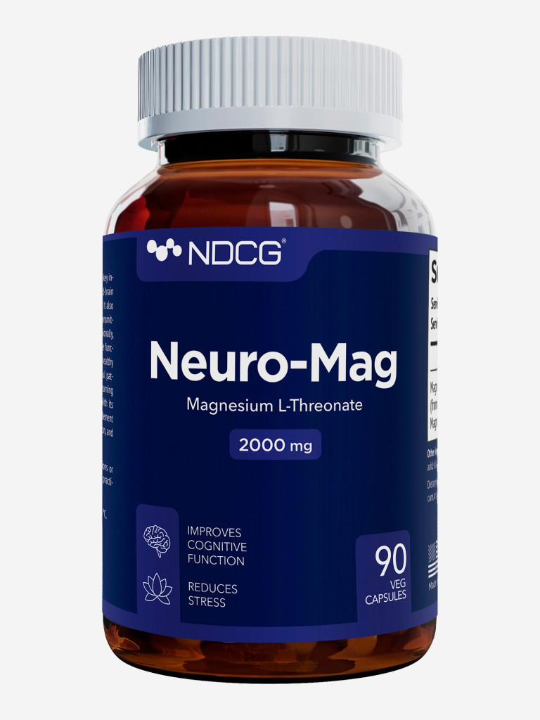 Магний L-треонат Neuro-Mag Magnesium L-Threonate NDCG, 90 капсул