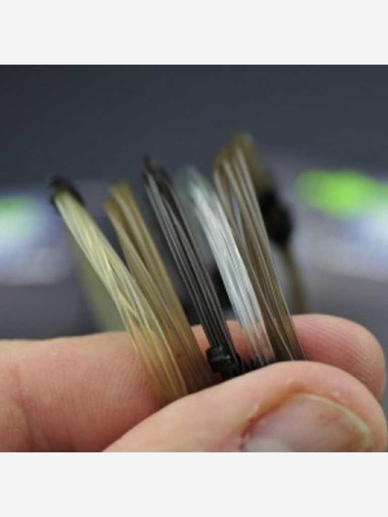 Поводковый материал Dark Matter QC Swivel Clear KORDA 30lb 30см