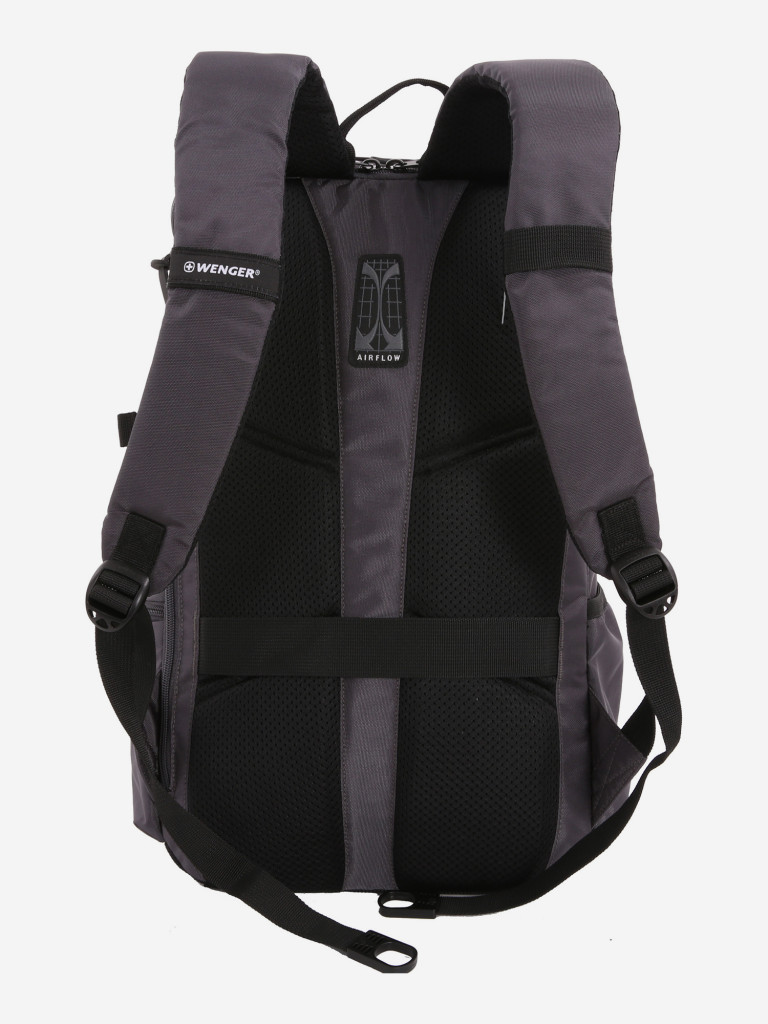 Рюкзак WENGER 15'', серый / чёрный, полиэстер 900D/ М2 добби, 29х15х47 см, 20 л