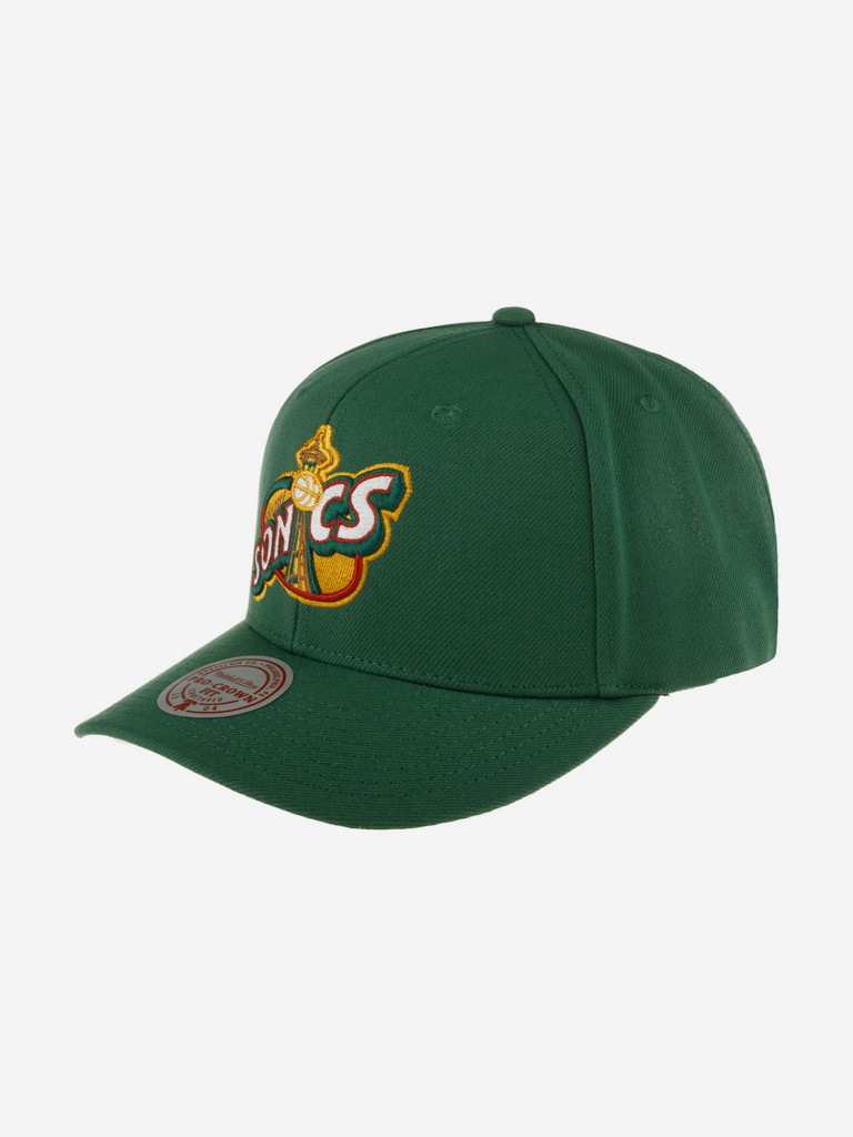 Бейсболка MITCHELL NESS HP8012-SSUGREEN Seattle Supersonics NBA (зеленый)