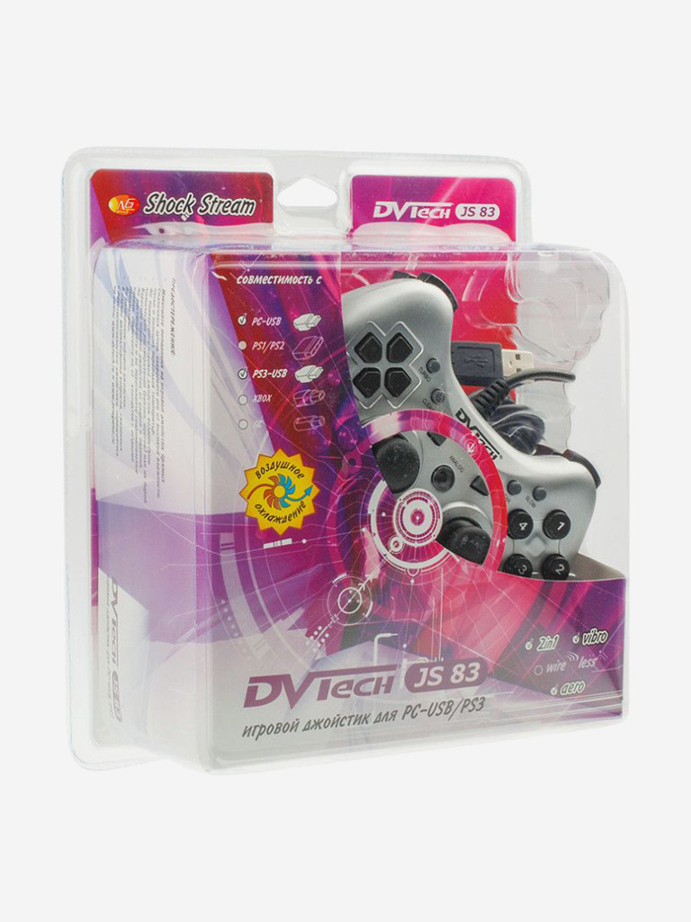 Игровой геймпад DVTech JS83 Shock Stream (PC/PS3)