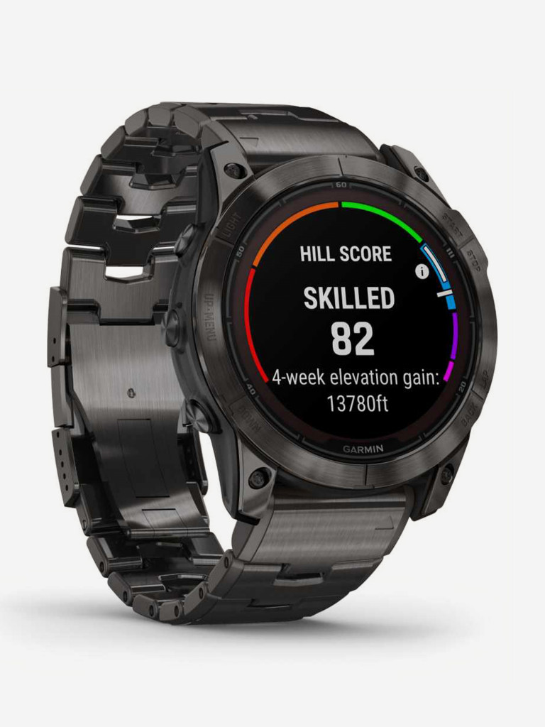 Спортивные часы Garmin Fenix 7X Pro Saph Sol Crbn Gry Ti w/Crbn Gry Mtl Bnd (010-02778-30G)
