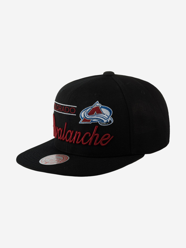 Бейсболка с прямым козырьком MITCHELL NESS 6HSSLD21213-CAVBLCK Colorado Avalanche NHL (черный)