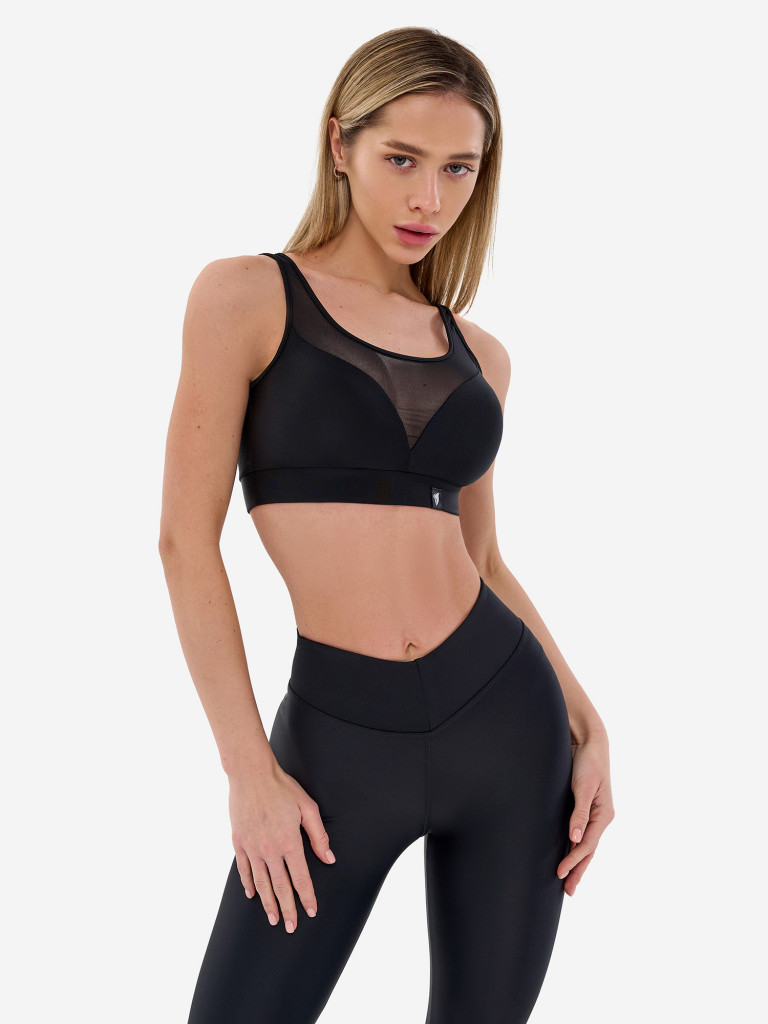 Спортивный топ бра Bona Fide Gemini Top "Black"
