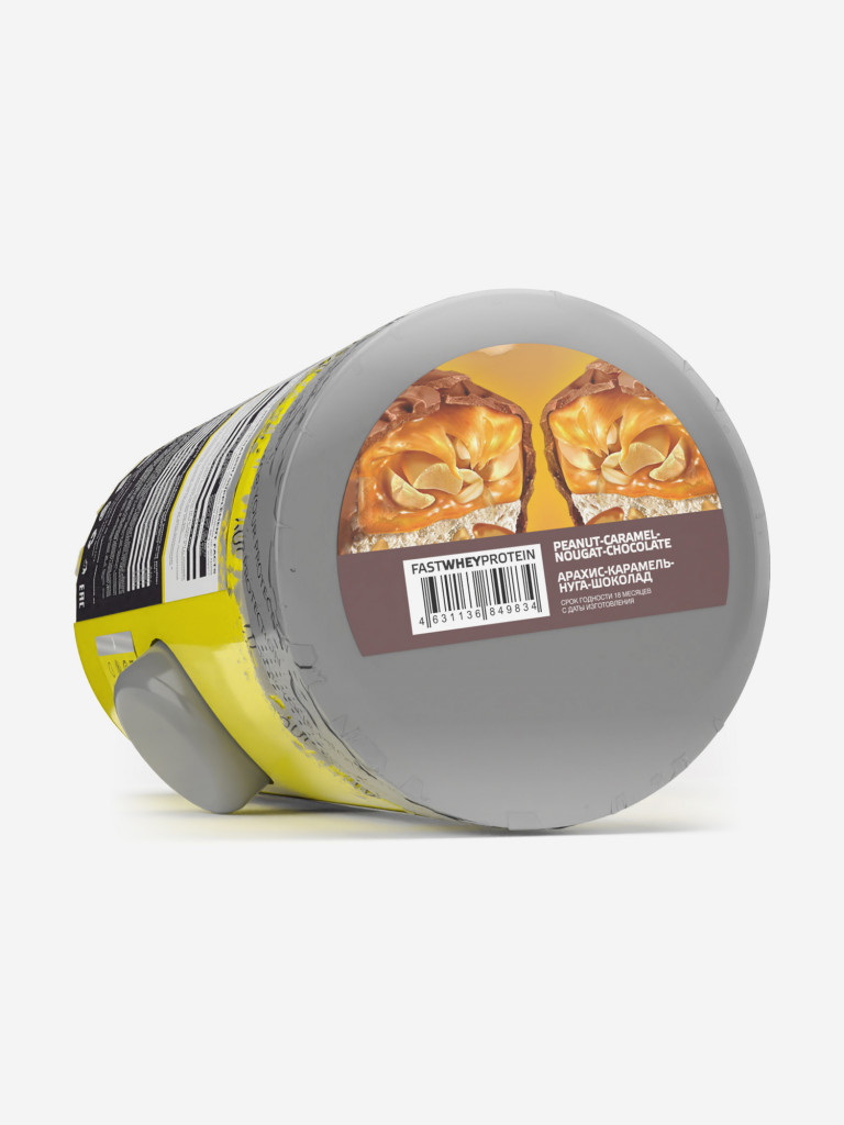 Сывороточный протеин Steelpower Fast Whey, 900 г, 70% белка, Арахис, Карамель, Нуга, Шоколад (сникерс)