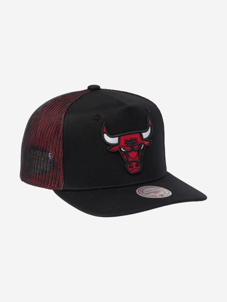Бейсболка с сеточкой MITCHELL NESS HT11505-CBUBLCK Chicago Bulls NBA (черный)