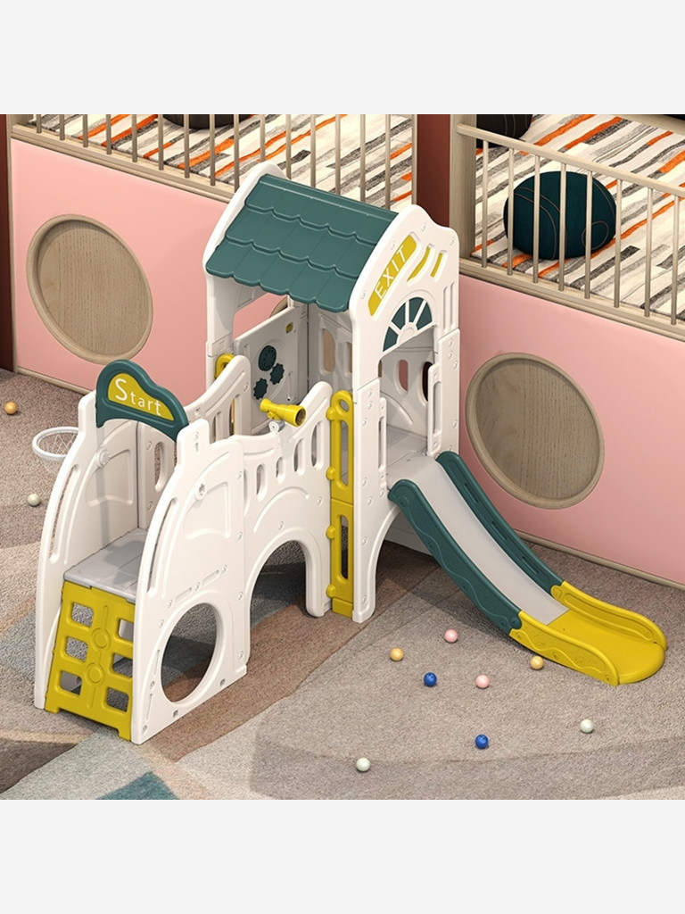 Игровой комплекс UNIX Kids Playhouse с горкой