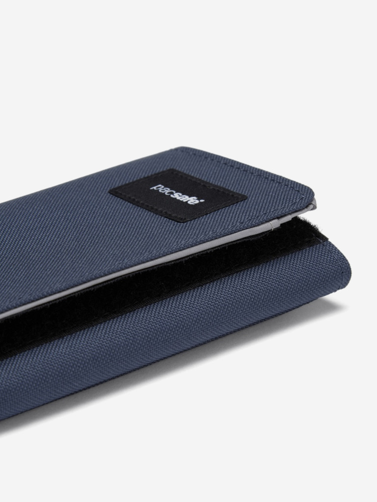 Кошелек антивор Pacsafe RFIDsafe trifold wallet, Coastal Blue