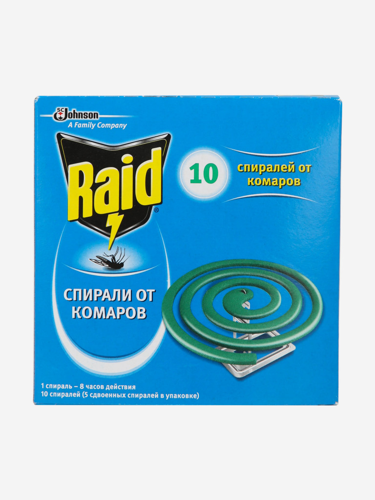 Спирали от комаров Raid, 10 шт.