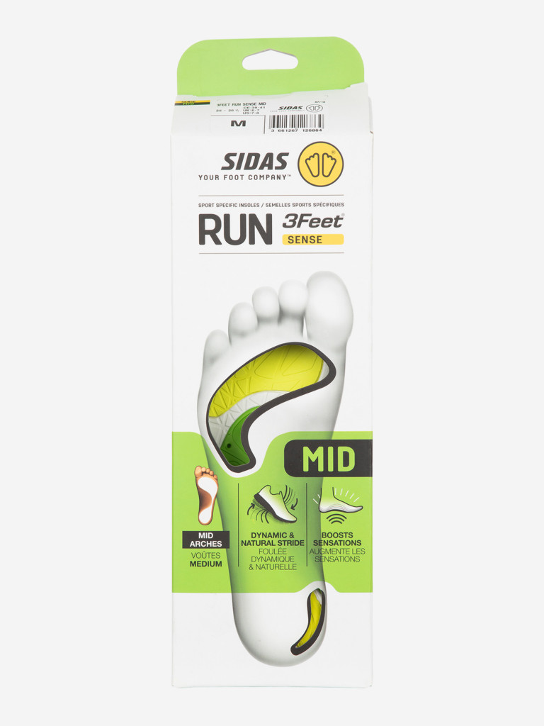 Стельки Sidas 3Feet Run Sense Mid