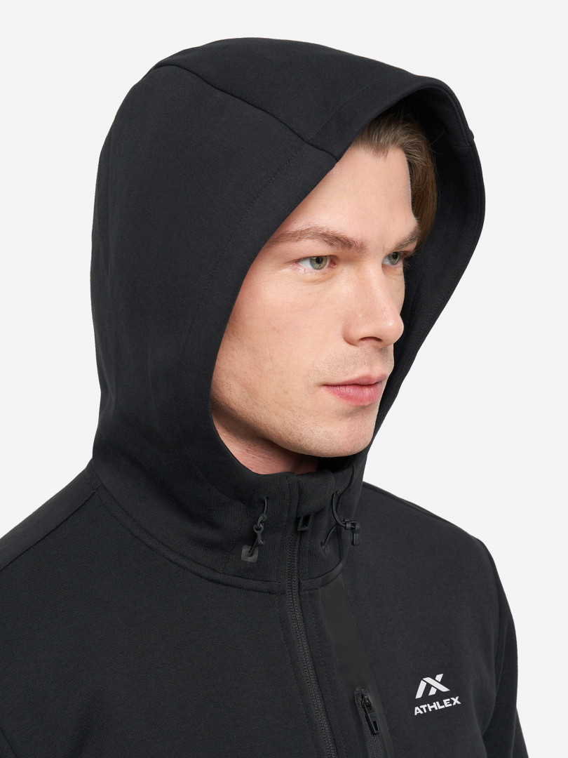 фото Толстовка мужская athlex top fleece, черный