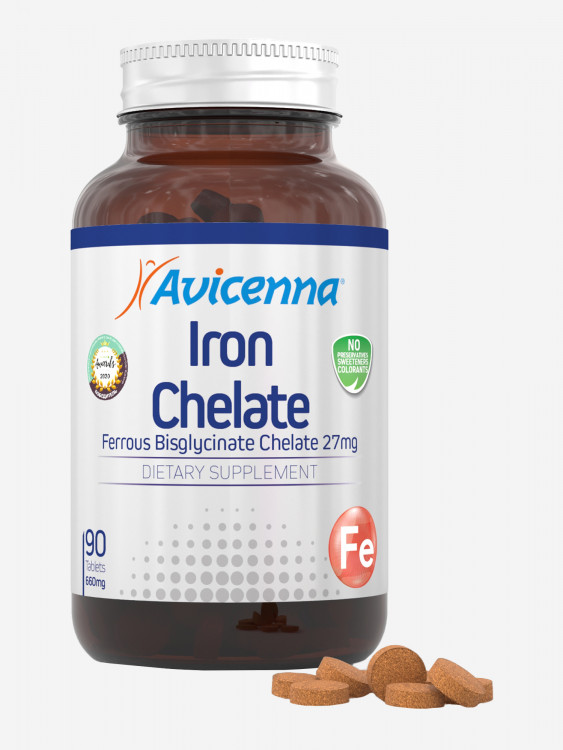 Минерал Avicenna хелатное железо, 90 шт