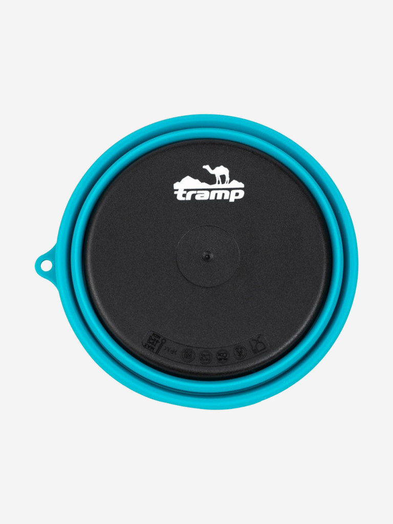 Тарелка Tramp силиконовая с пласт. дном 15*15*8,5