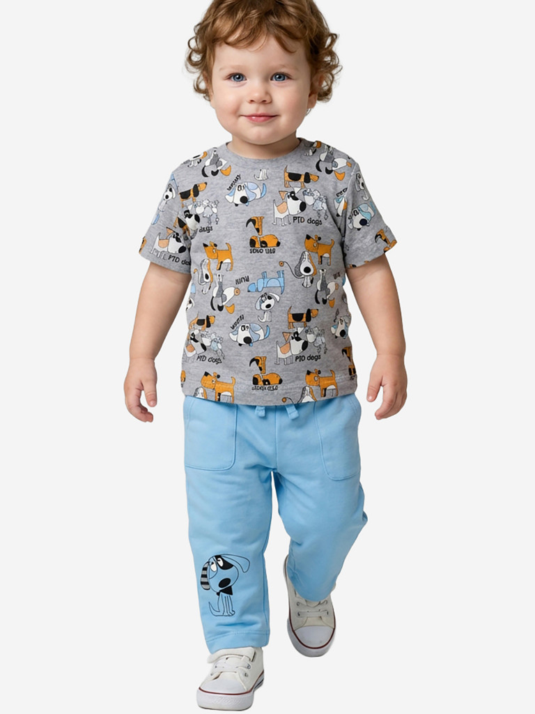 Комплект для мальчиков: футболка, брюки PlayToday