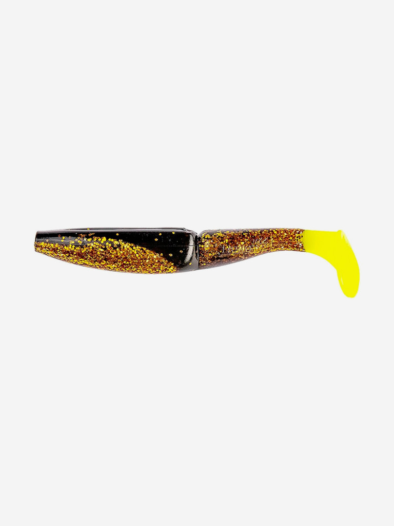 Мягкая приманка Helios Guru, 5'' / 12,7 см, Black Sparkles LT, 15 шт (HS-31-033-N-15)
