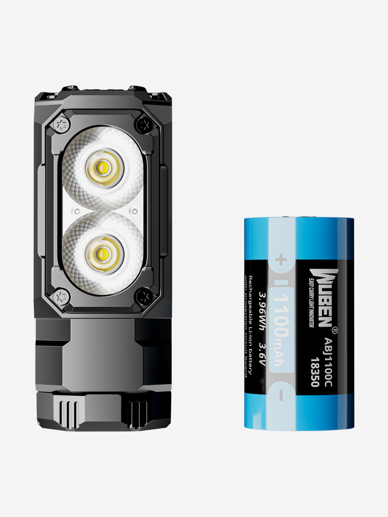 Налобный Фонарь Wuben E7 Black 5000К