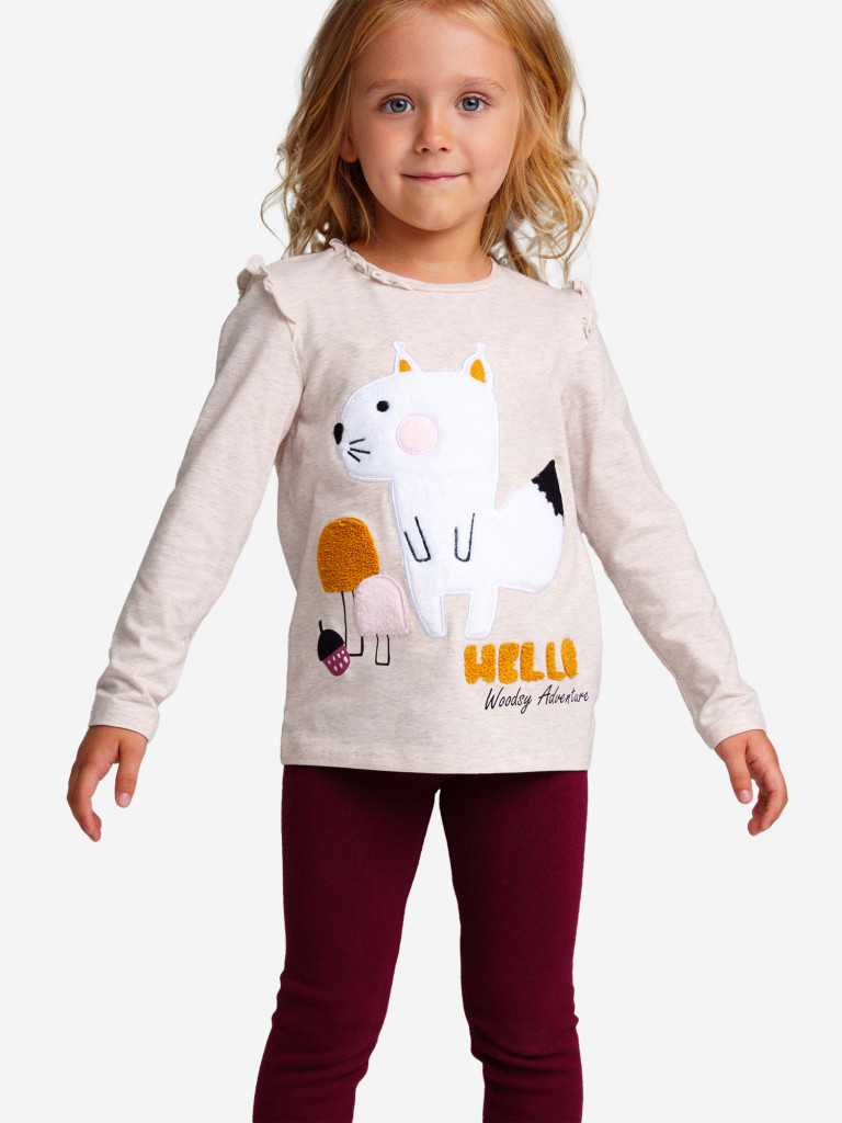 Лонгслив для девочки PlayToday