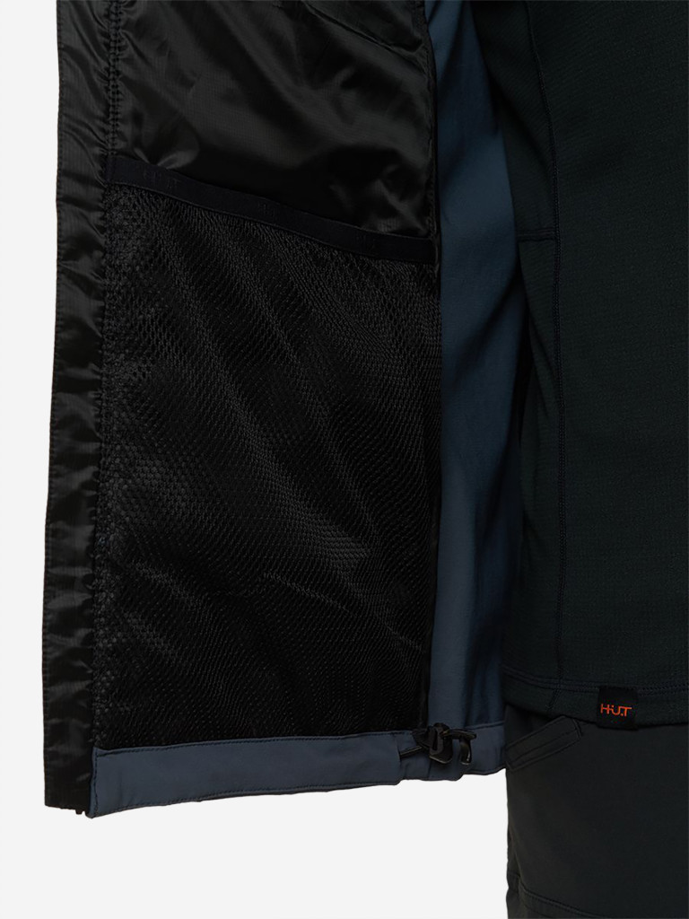 Жилет HUT SPIKE мужской для охоты, тёмно-серый / чёрный