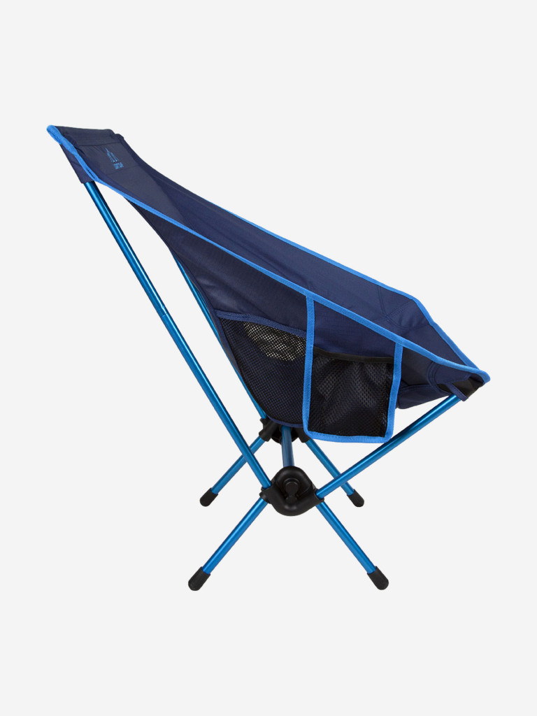 Кресло туристическое складное до 120 кг, для походов, пикника, охоты, рыбалки, алюминиевый каркас LIGHT CAMP M синий