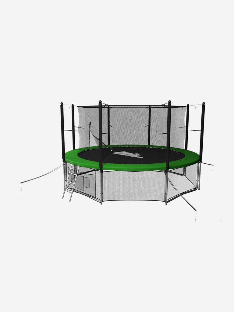 Батут каркасный UNIX Line Classic 12 ft, общий диаметр 366 см, до 160 кг