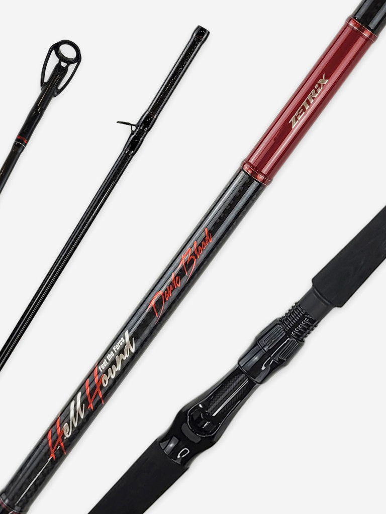 Спиннинг для рыбалки Zetrix HELLHOUND DarkBlood HHDC-792HH (casting) 2.36м до 70гр PE # 1.2-3.0