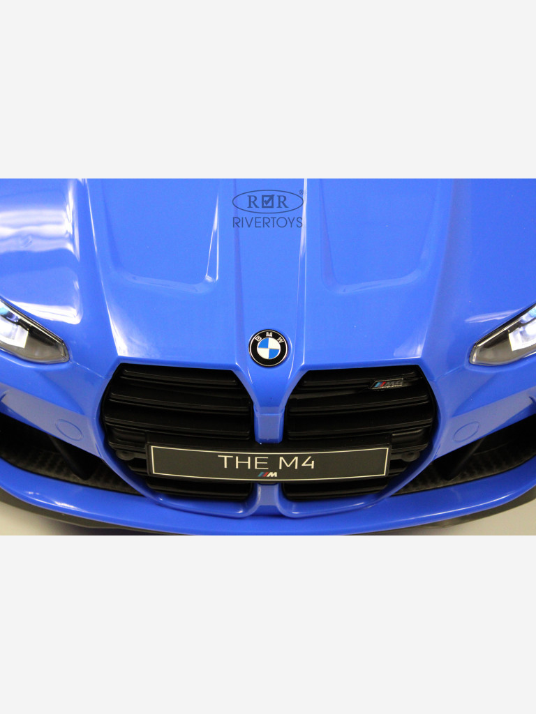 Детский электромобиль RIVERTOYS BMW M4 (A004AA) синий