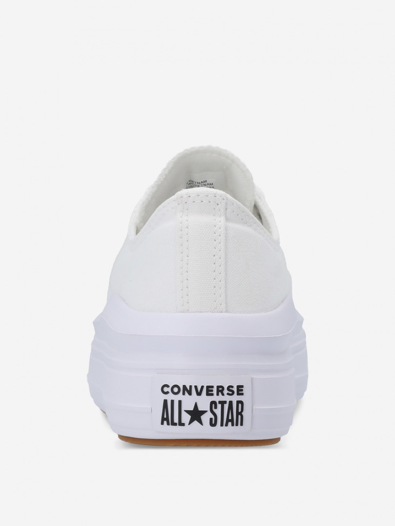 фото Кеды женские converse chuck taylor all star move, белый