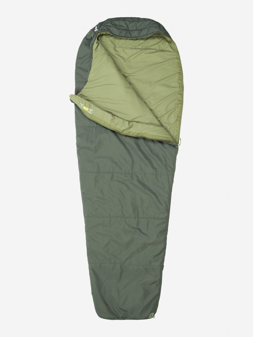 Спальный мешок Marmot Nanowave 35 +3 левосторонний, Серый