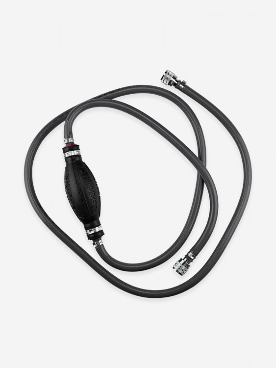 Шланг топливный армированный ПВХ с грушей для Suzuki 2Т, диаметр 8 мм, длина 2200 мм