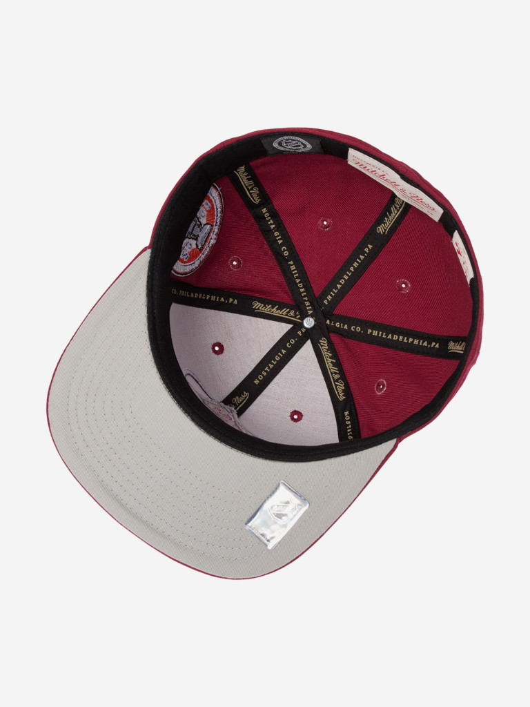 Бейсболка с прямым козырьком MITCHELL NESS 6HSFLR22464-CAVBRGY Colorado Avalanche NHL