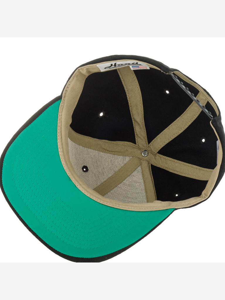 Бейсболка с прямым козырьком HOOD 132-CSM037-XA095-BK Ny State Flower Cashmere II